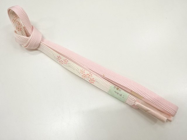 JAPANESE KIMONO / UNUSED HAND-TIED OBIJIME